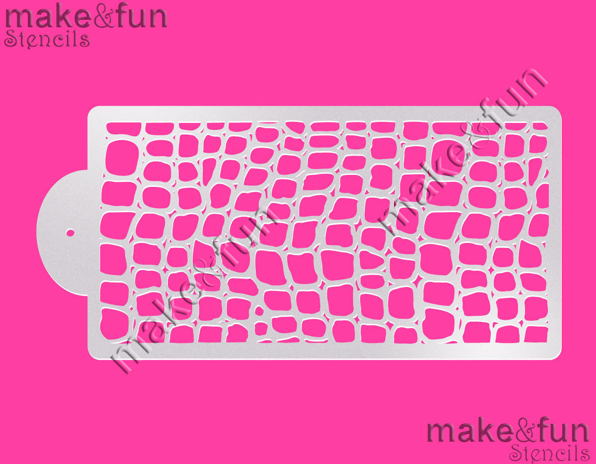 Animal Print Cake Stencil, Face Painting Stencil||Animal Print Schablonen, Airbrush und Royal Icing