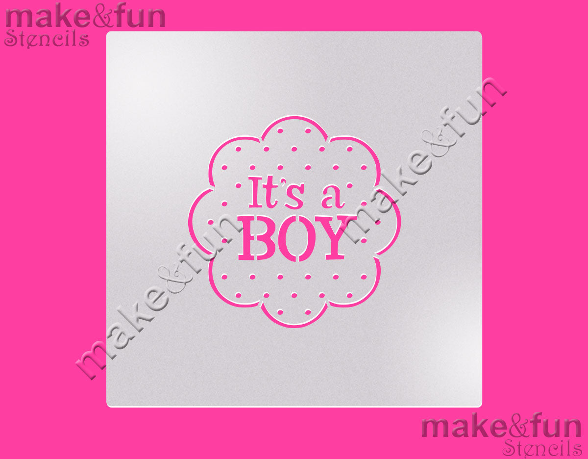 5.5"x5.5" Cookie Stencil Baby Stencil|Fellmuster Schablonen, Royal Icing