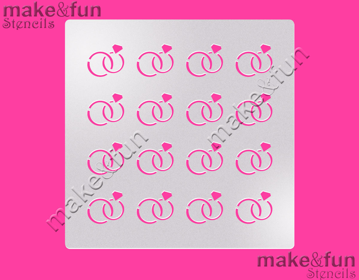 Wedding Pattern Cake Stencil, Airbrushing, DYO|Torten Schablonen, Royal Icing Schablone