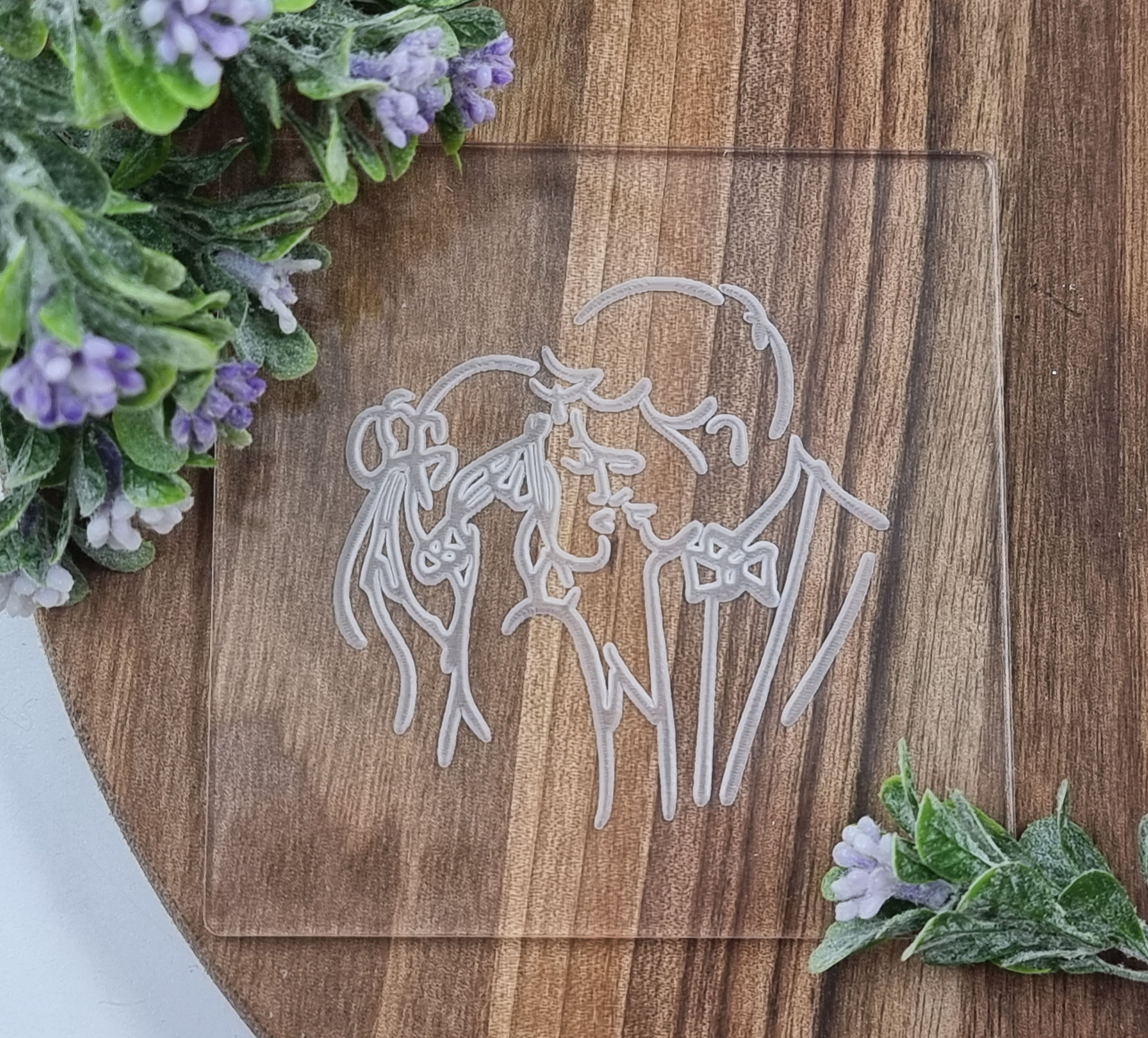 Debosser Fondant Wedding Stamp|Designer Fondant Embosser Stamp