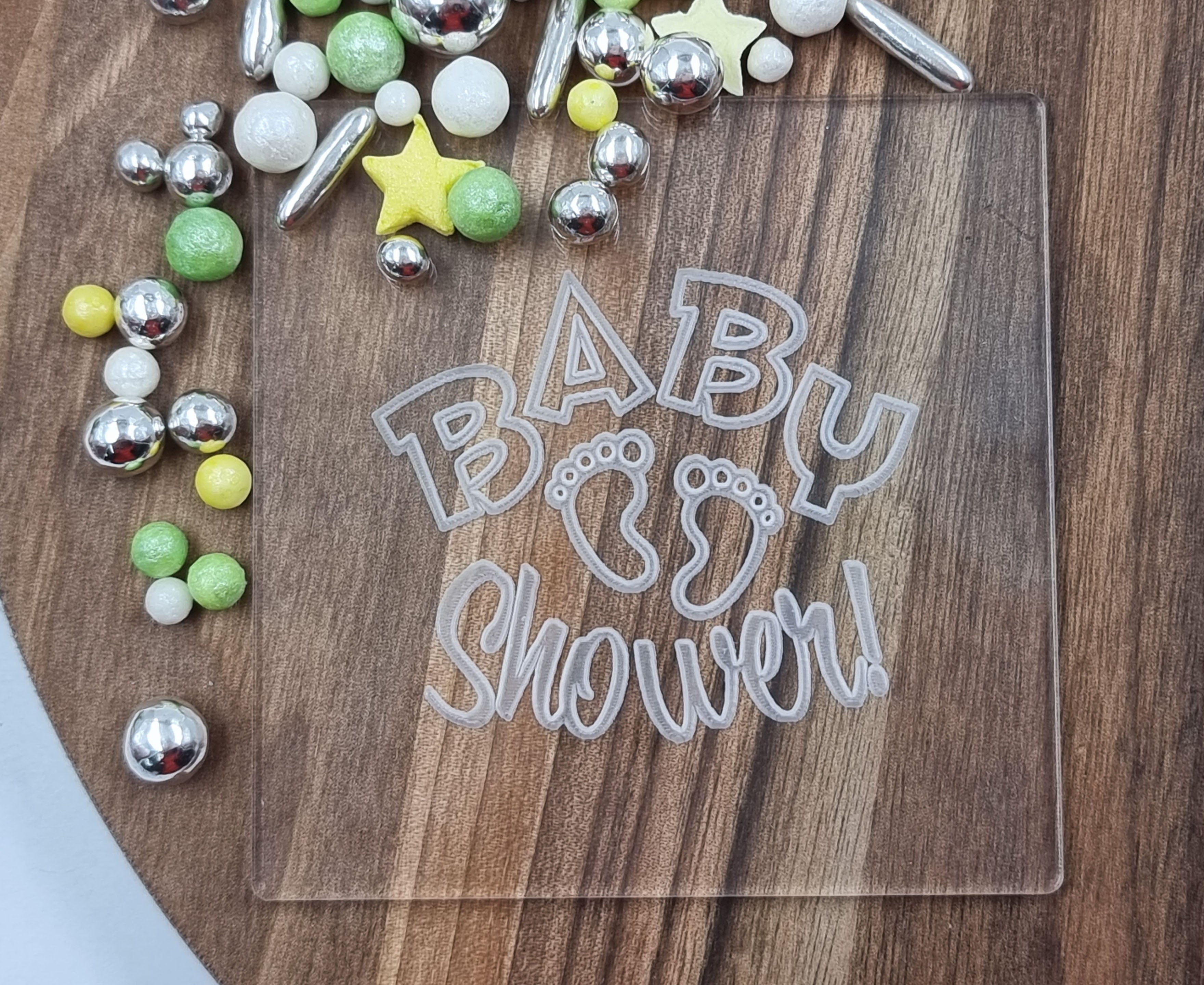 Baby Shower Fondant Embosser Feet|Designer Fondant Embosser Stamp