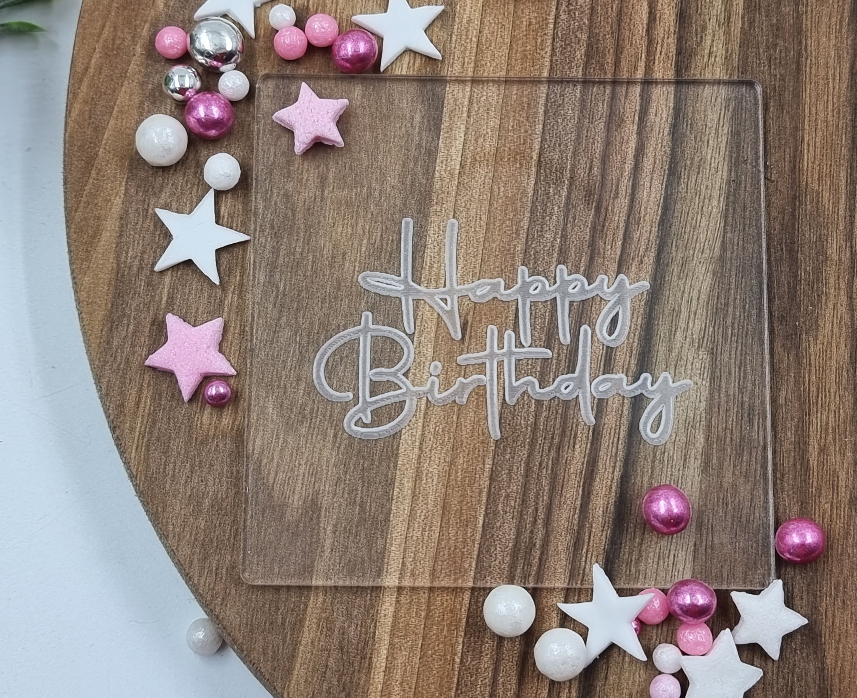 Birthdaynew Fondant Embosser Debosser Stamp|Designer Fondant Embosser Stamp