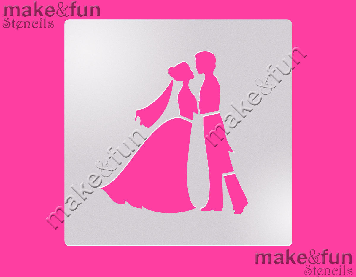 Wedding Pattern Cookie Stencil, Airbrushing Stencil|Hochzeit Muster Airbrush Schablonen