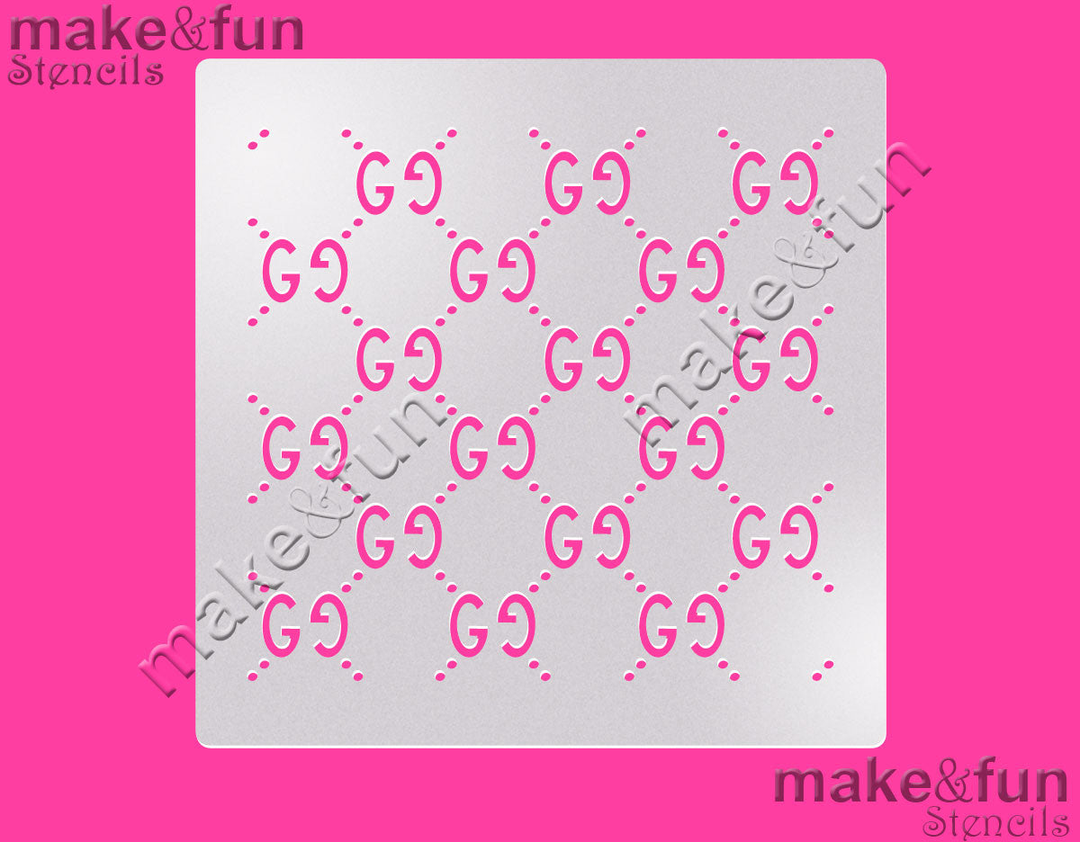 Designer Airbrush Cake Stencil, Cookie Stencil|Designer Mode Schablonen, Shablonen Fashion