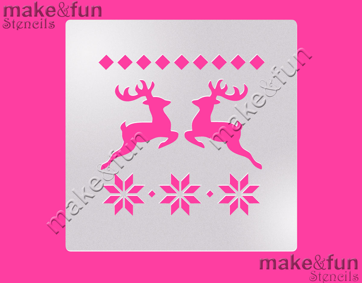 Christmas Cookie Stencil, Airbrush Stencil|Weihnachten Schablonen, Torten Schablone