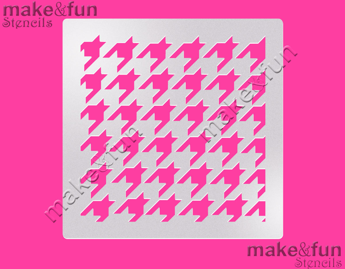 5.5"x5.5" Pattern Cake Stencil, Decoupage Stencil|Fellmuster Schablonen, Airbrush und Royal Icing