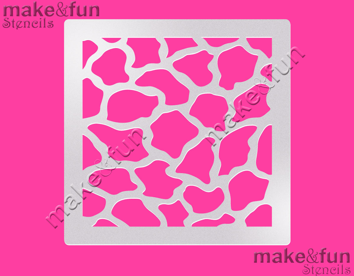 Animal Print Cake Stencil, Cookie Stencil|Animal print Schablone, Torten Schablone