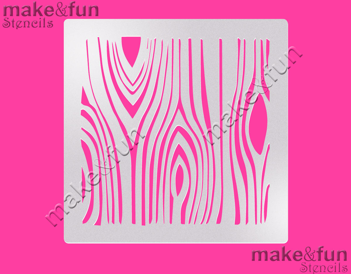 Wood Pattern Cookie Stencil, Airbrushing Stencil|Holz Muster Airbrush Schablonen