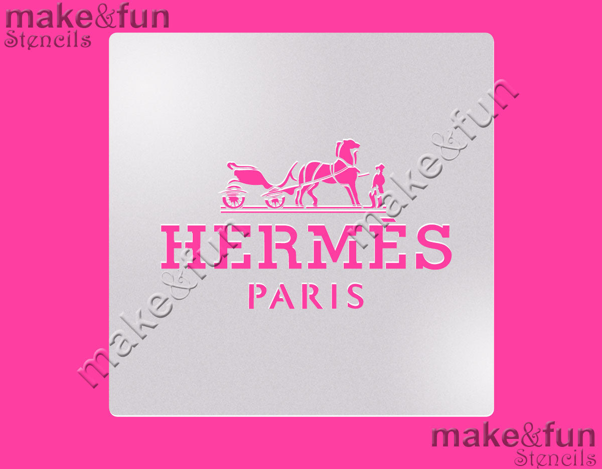 Designer logo Cake Stencil, Airbrushing, DYO|Torten Schablonen, Royal Icing Schablone