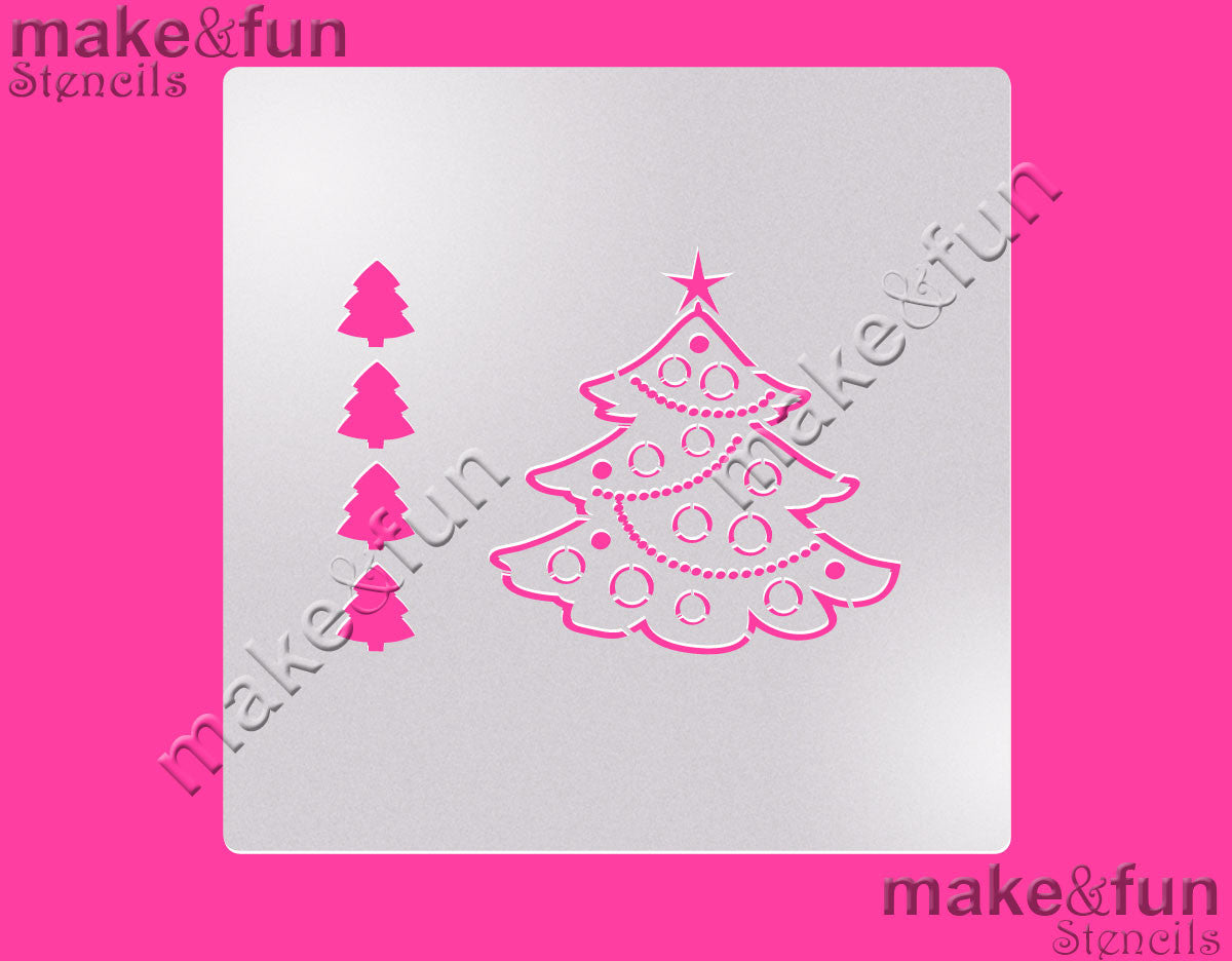 PYO Cookie Stencil, Christmas Cake Stencil, Royal Icing