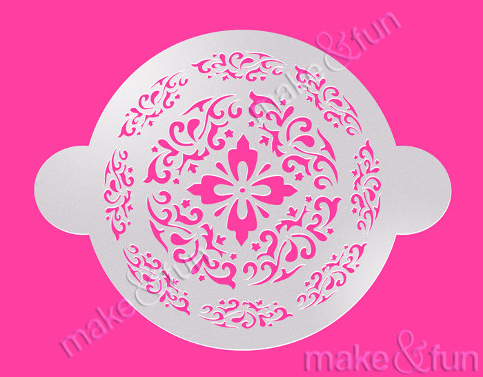 Flower Cake Stencil, Cookie Stencil, Airbrush Stencil|Blume Torten Schablonen, Airbrush und Royal Icing