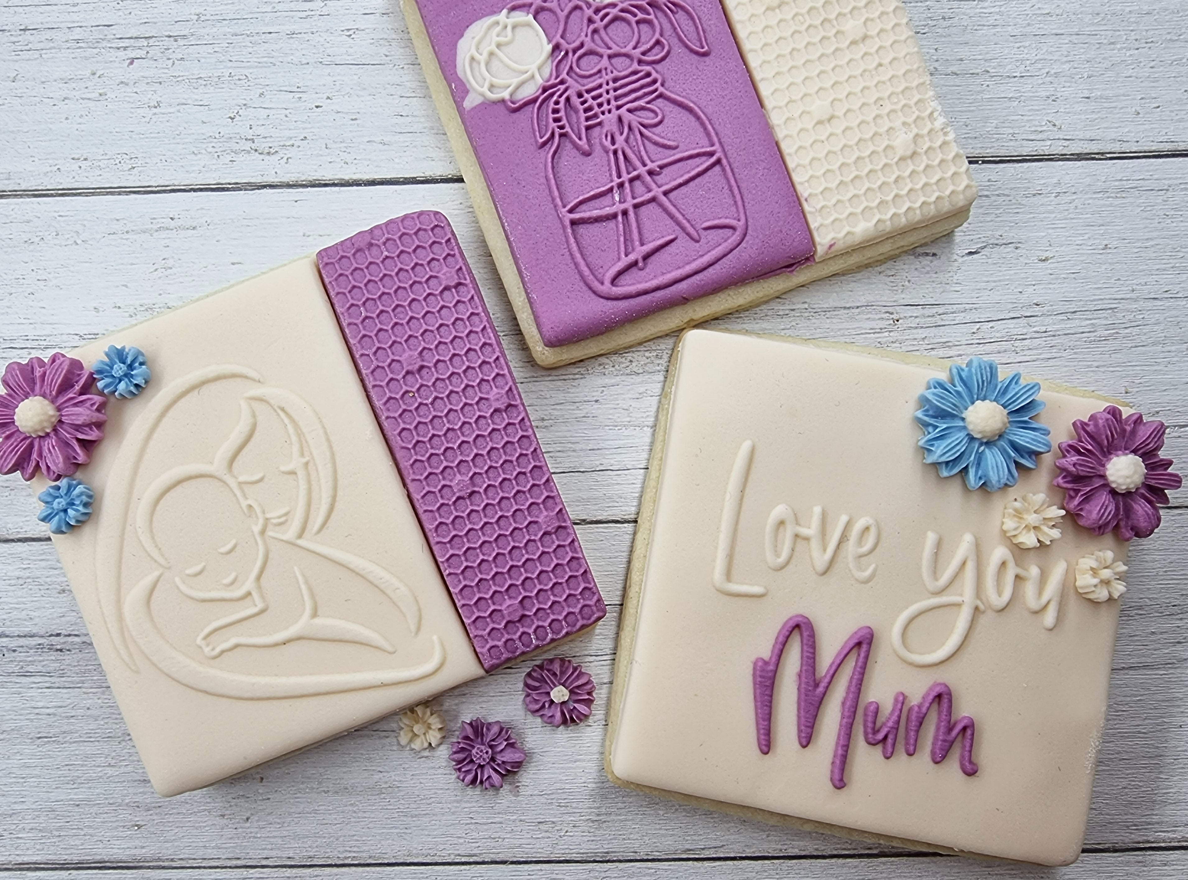 Babymother Shower Fondant Embosser Stamp|Designer Fondant Embosser Stamp