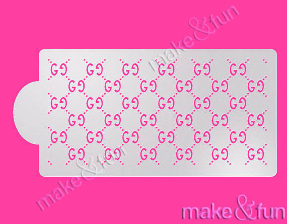 Cake Stencil, Cookie Stencil, Airbrush Stencl|Schablone Designer Mode Schablonen, Fashion