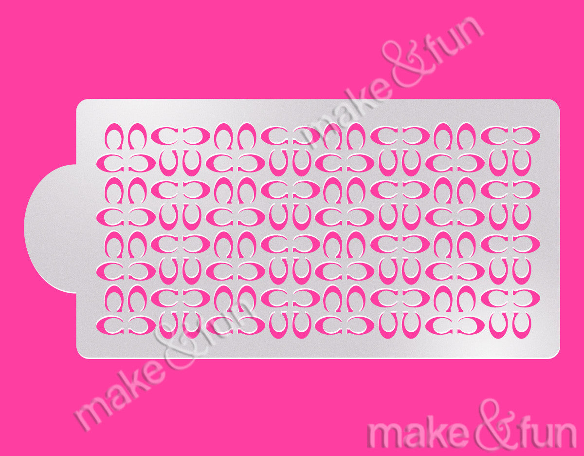 Designer Cake Stencil, Cookie Stencil, Airbrush|Designer Mode Schablonen, Torten Shablonen Fashion