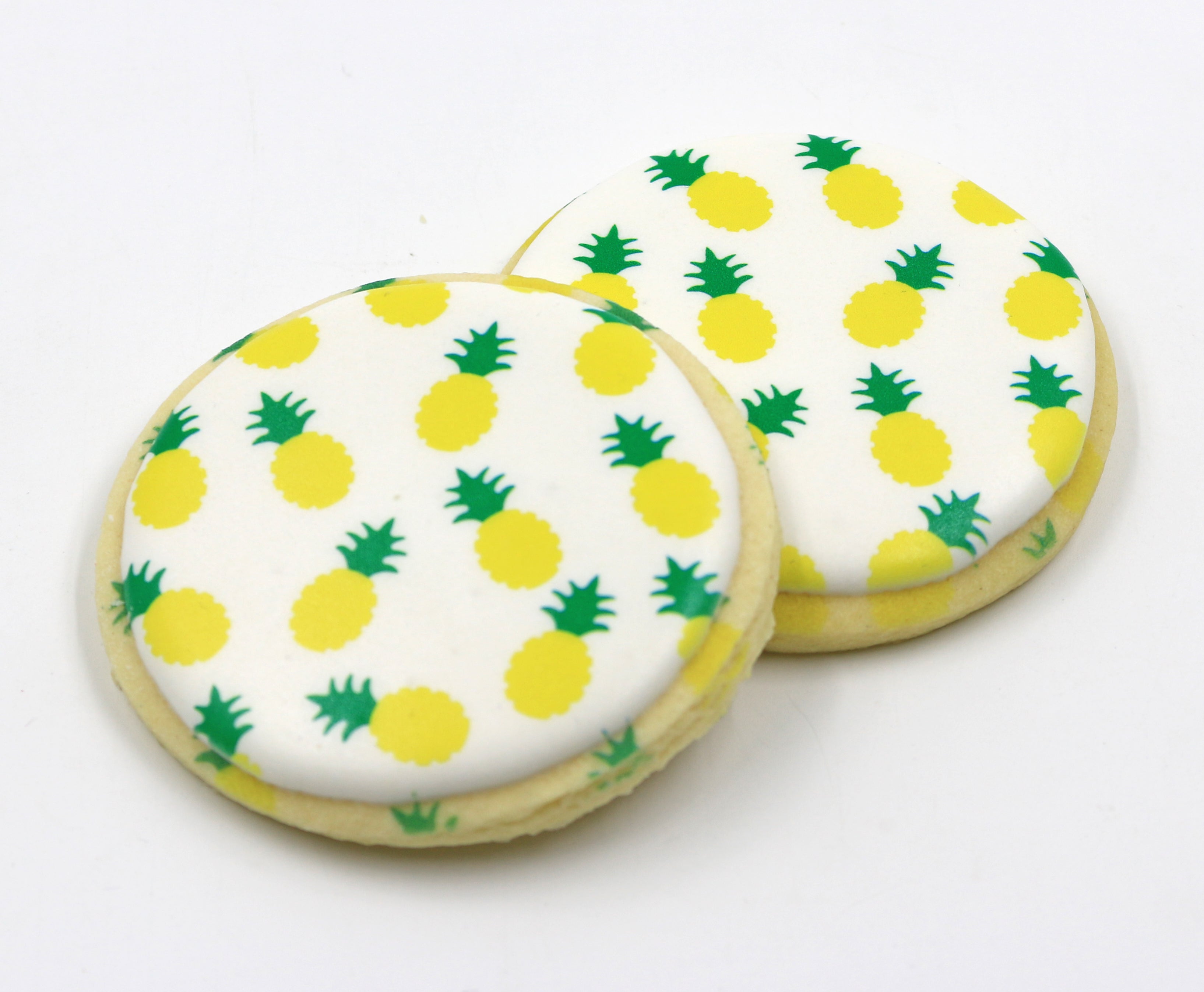 2 Piece Stencil set, Pineapple Cookie Stencil and Royal Icing