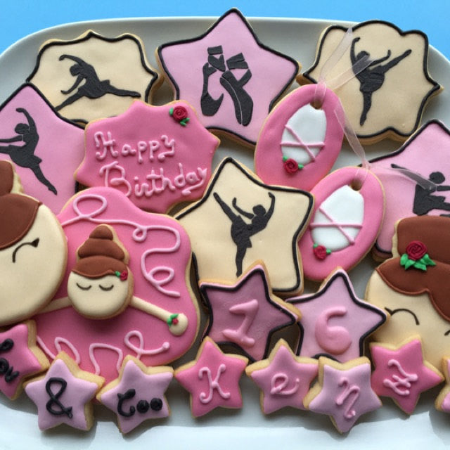 3 pcs Ballerinas Stencil, Cookie Stencil, Cake Stencil, Royal Icing
