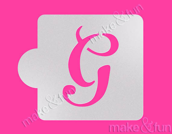 Cookie Letter Stencil, Airbrushing, Craft Stencil|Brief Schablone, Airbrush und Royal Icing