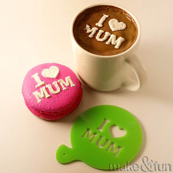 Coffee Stencil, Cookie Stencil, Stencil|Kaffee Schablone, Keks Schablonen