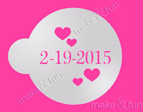 Custom Monogram Cookie Stencil, Airbrushing, Craft Stencil|Monogramm Schablone, Airbrush und Royal Icing