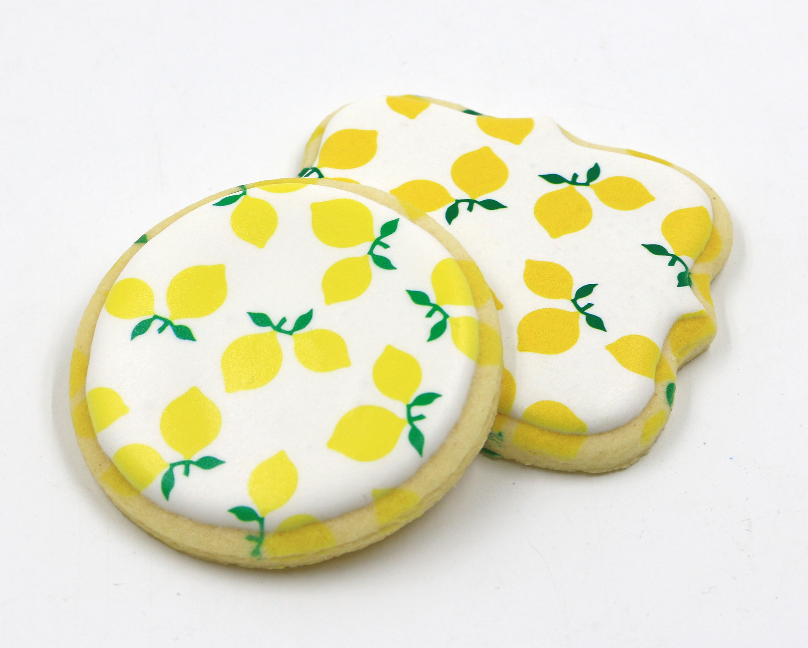 2 Piece Stencil set, Lemon Cookie Stencil Airbrushing and Royal Icing