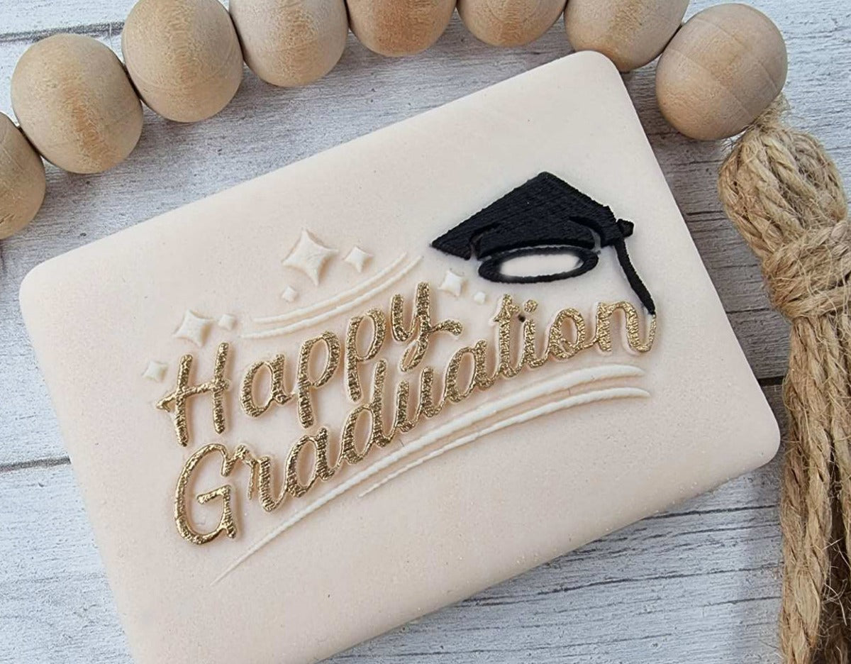 Graduate Fondant Embosser Stamp|Designer Fondant Embosser Stamp