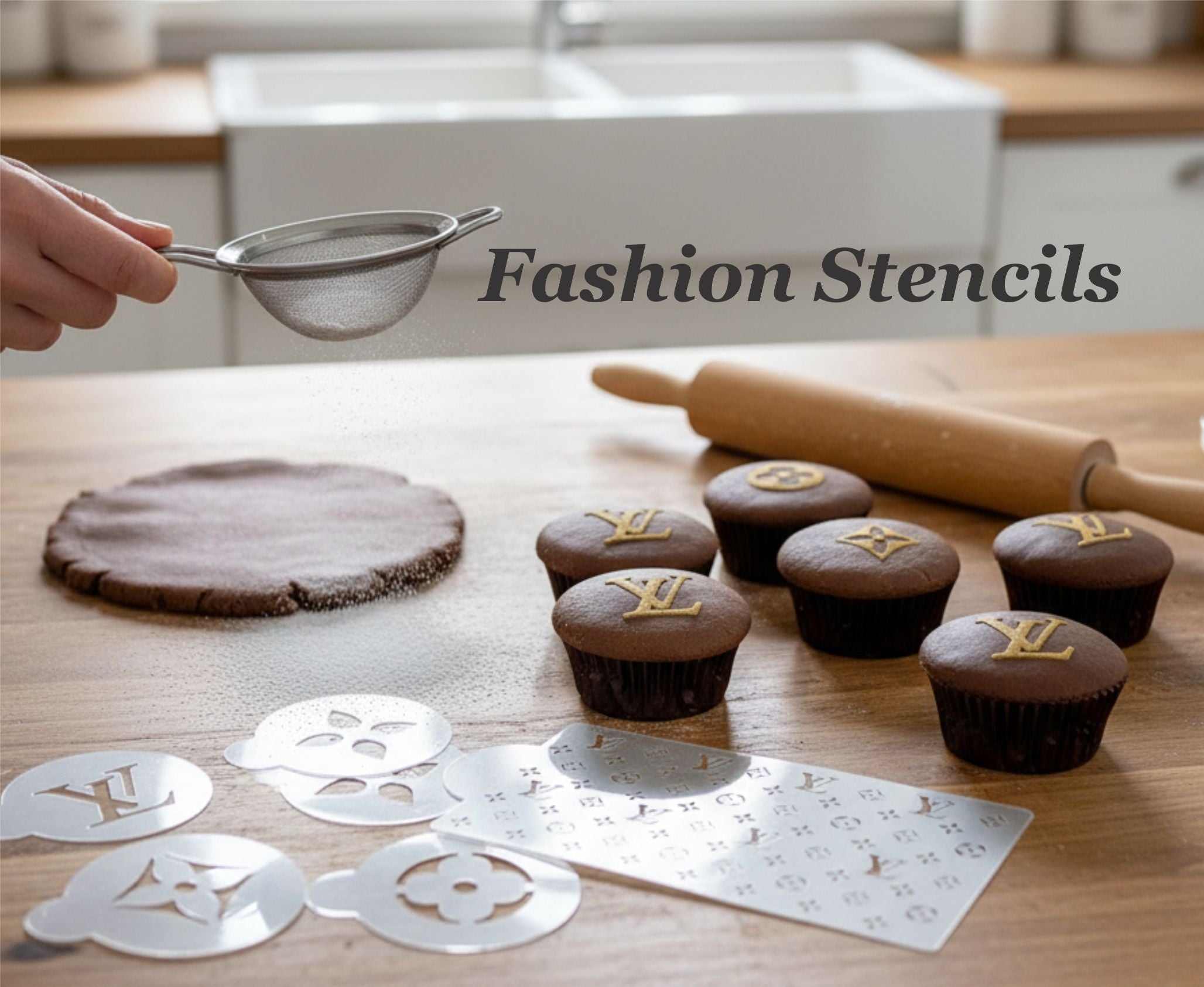 Designer Stencil, Airbrushing Cookie Stencil|Designer  Schablonen, Torten Shablonen Fashion