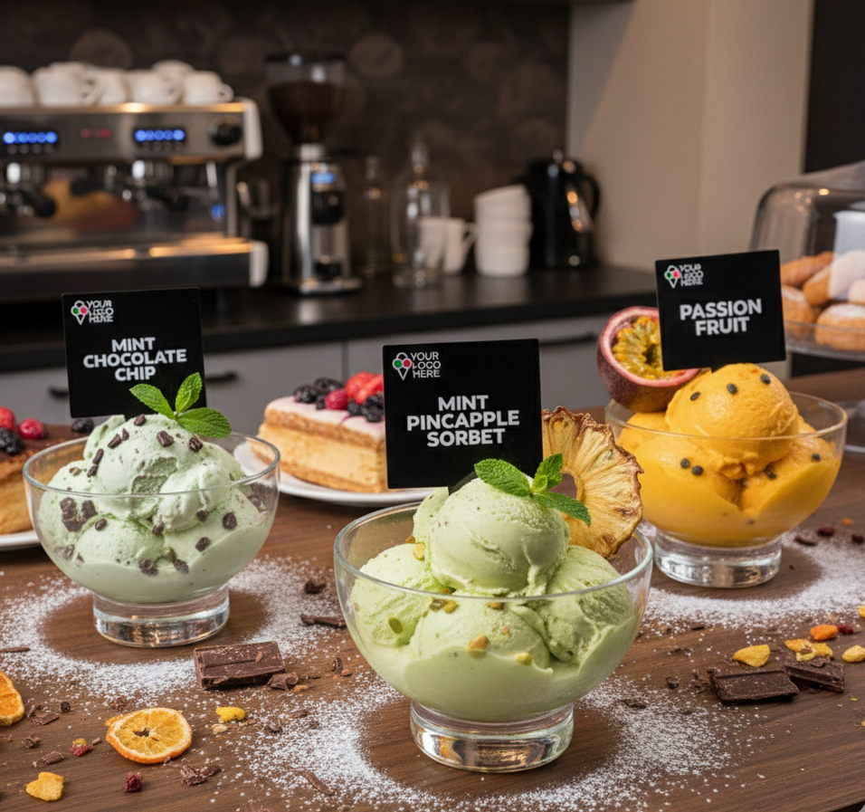 12 pcs Gelato Flavor Markers, Ice Cream Flavor Signs Labels