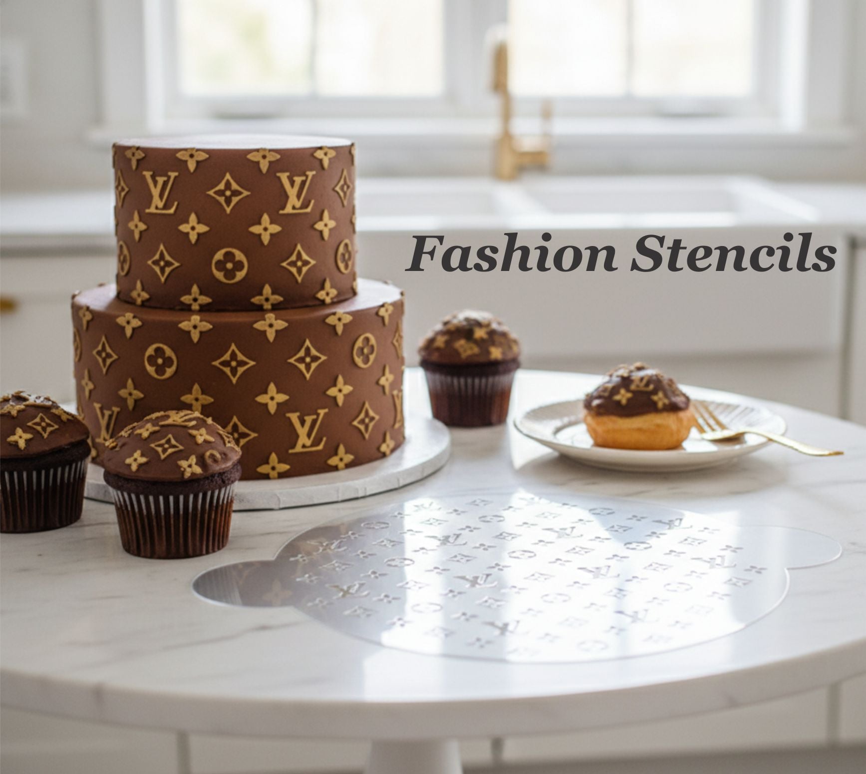 Designer Stencil, Airbrushing Cookie Stencil|Designer  Schablonen, Torten Shablonen Fashion