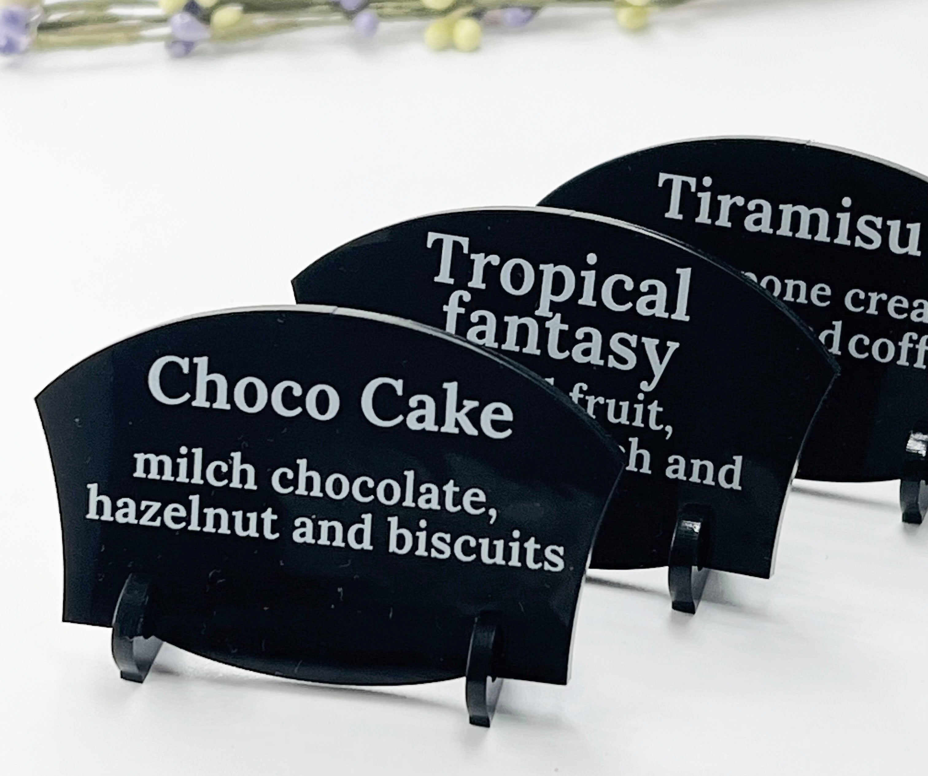 117pcs Cookie Labels, Flavor Tags, Gelato Stickers, Ice Cream Sticks