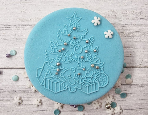 Christmas Cookie Fondant Embosser Stamp|Designer Fondant Embosser Stamp