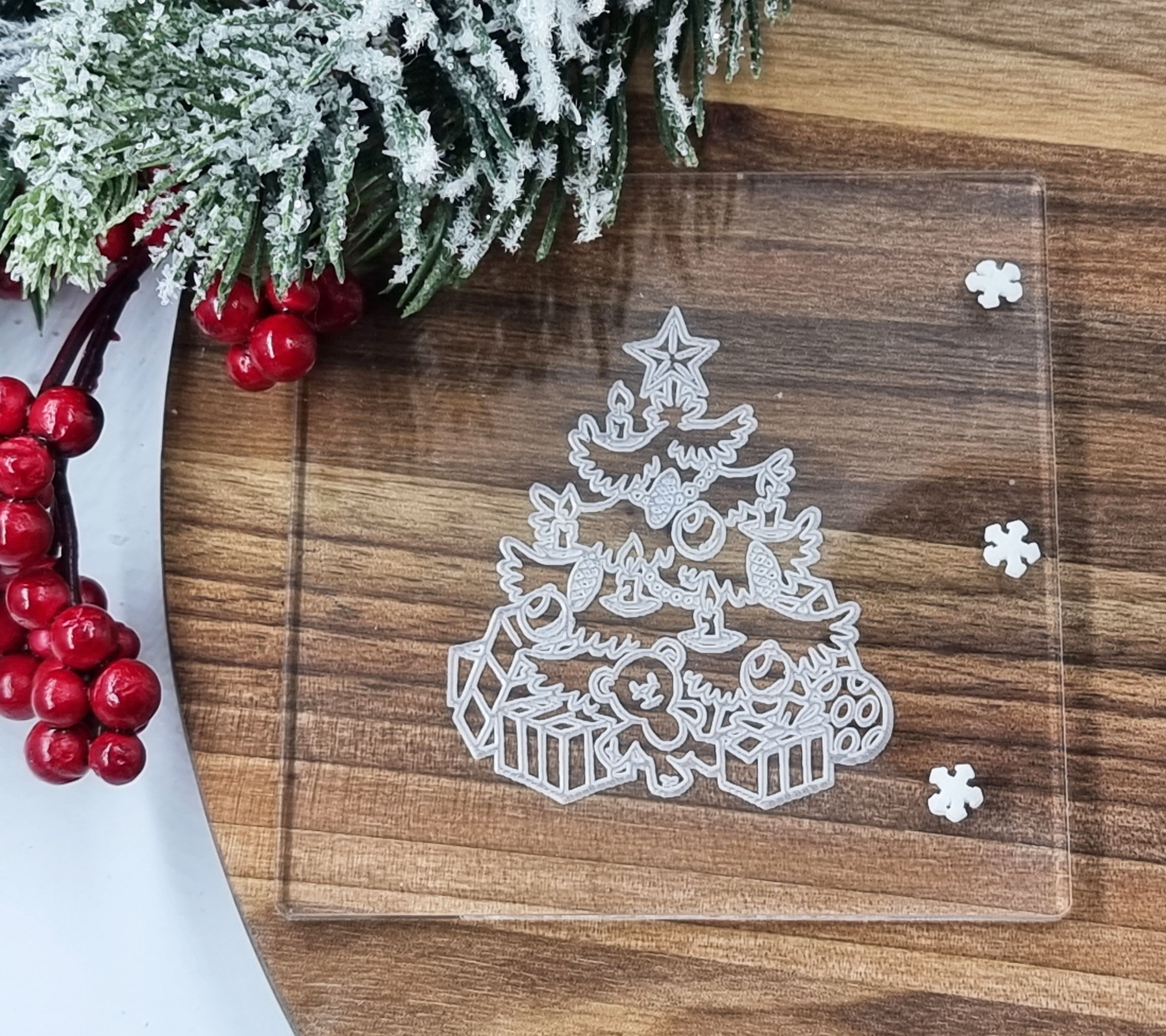 Christmas Cookie Fondant Embosser Stamp|Designer Fondant Embosser Stamp