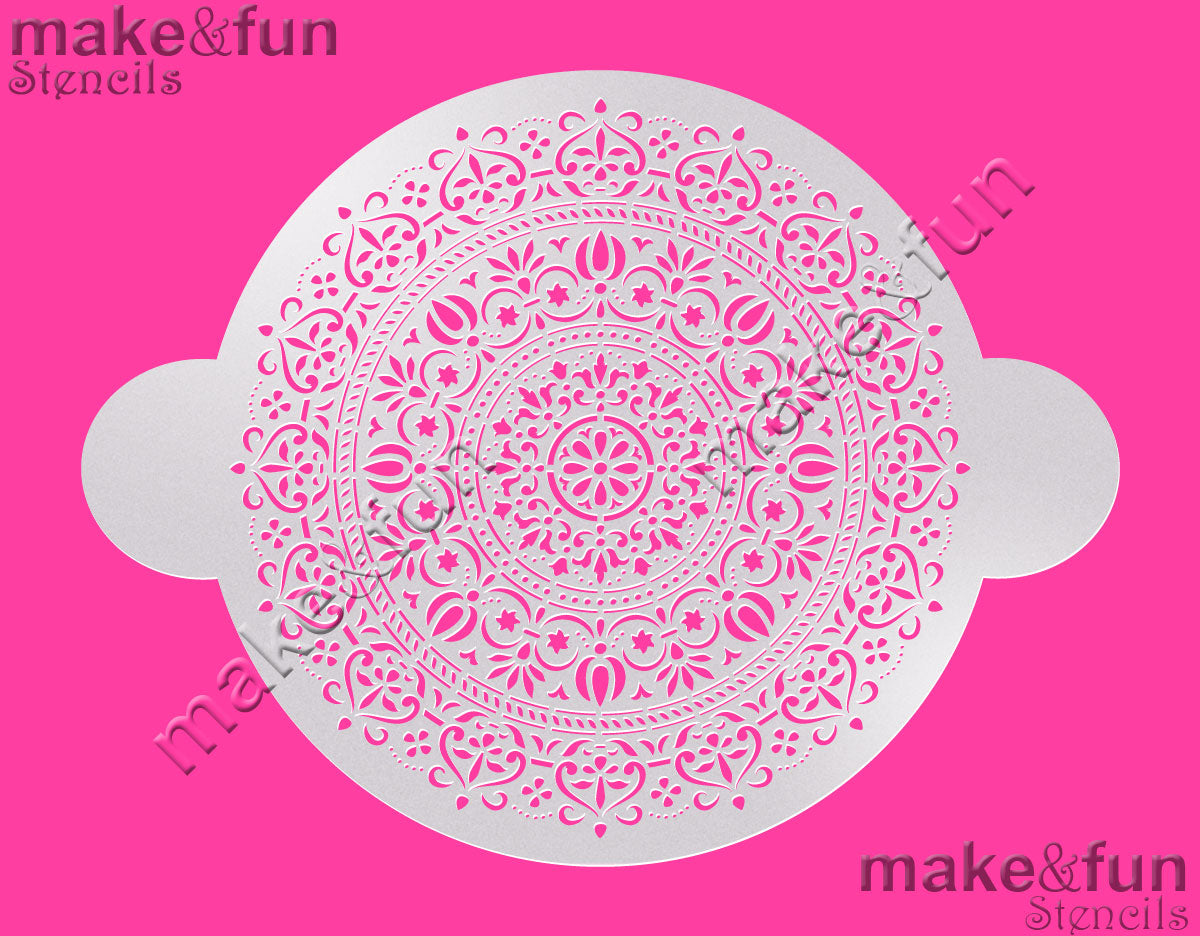 Flower Cake Stencil, Cookie Stencil, Airbrush Stencil|Blume Torten Schablonen, Airbrush und Royal Icing