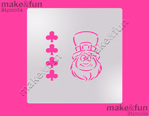 PYO Cookie Stencil, Cake Stencil, St. Patricks Stencil|Kuchen Schablonen, Airbrush und Royal Icing