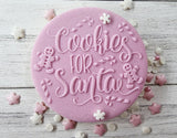 Christmas Fondant Embosser Cookies Sanda|Designer Fondant Embosser Stamp