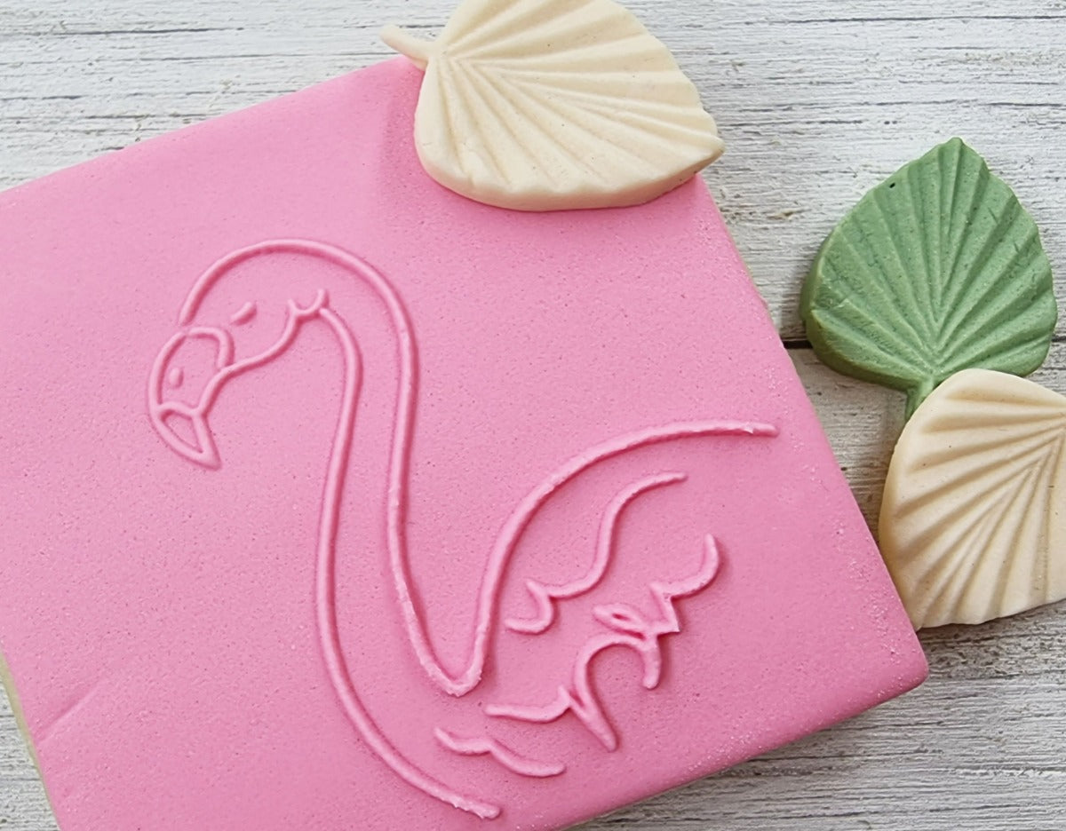 Flamingo Fondant Embosser Stamp|Designer Fondant Embosser Stamp