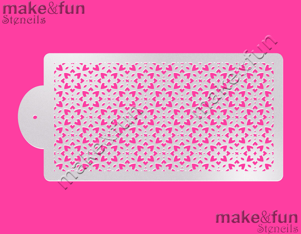 Abstract Cake Stencil, Face Painting Stencil||Abstract Print Schablonen, Airbrush und Royal Icing