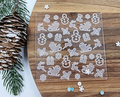 Christmas Cookie Fondant Embosser Stamp|Designer Fondant Embosser Stamp