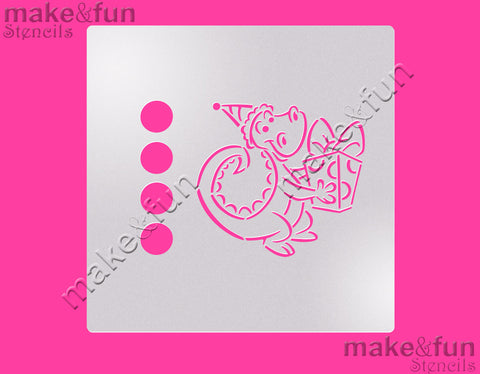 PYO Cookie Stencil, Cake Stencil, Birthday Stencil|Geburstag Schablonen, Airbrush und Royal Icing
