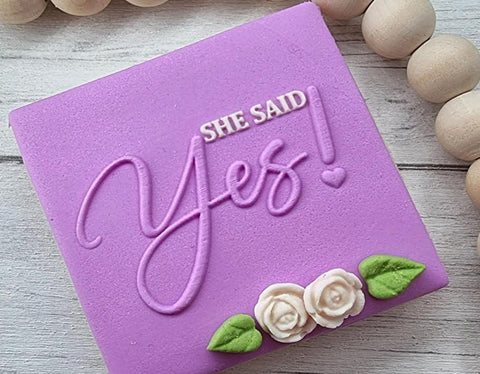 Wedding Fondant Embosser Stamp, Cookie|Designer Fondant Embosser Stamp