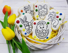 PYO Cookie Stencil, Cake Easter Stencil|Geburstag Schablonen, Airbrush und Royal Icing