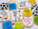 4 pcs Toy Cookie Stencil, Cake Stencil|4 Stück Weihnachten Schablonen