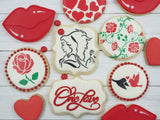 2 Piece Stencil set, Rose Cookie Stencil Airbrushing |Fellmuster Schablonen, Airbrush und Royal Icing