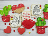 PYO Cookie Stencil, Cake Stencil, Birthday Stencil|Geburstag Schablonen, Airbrush und Royal Icing