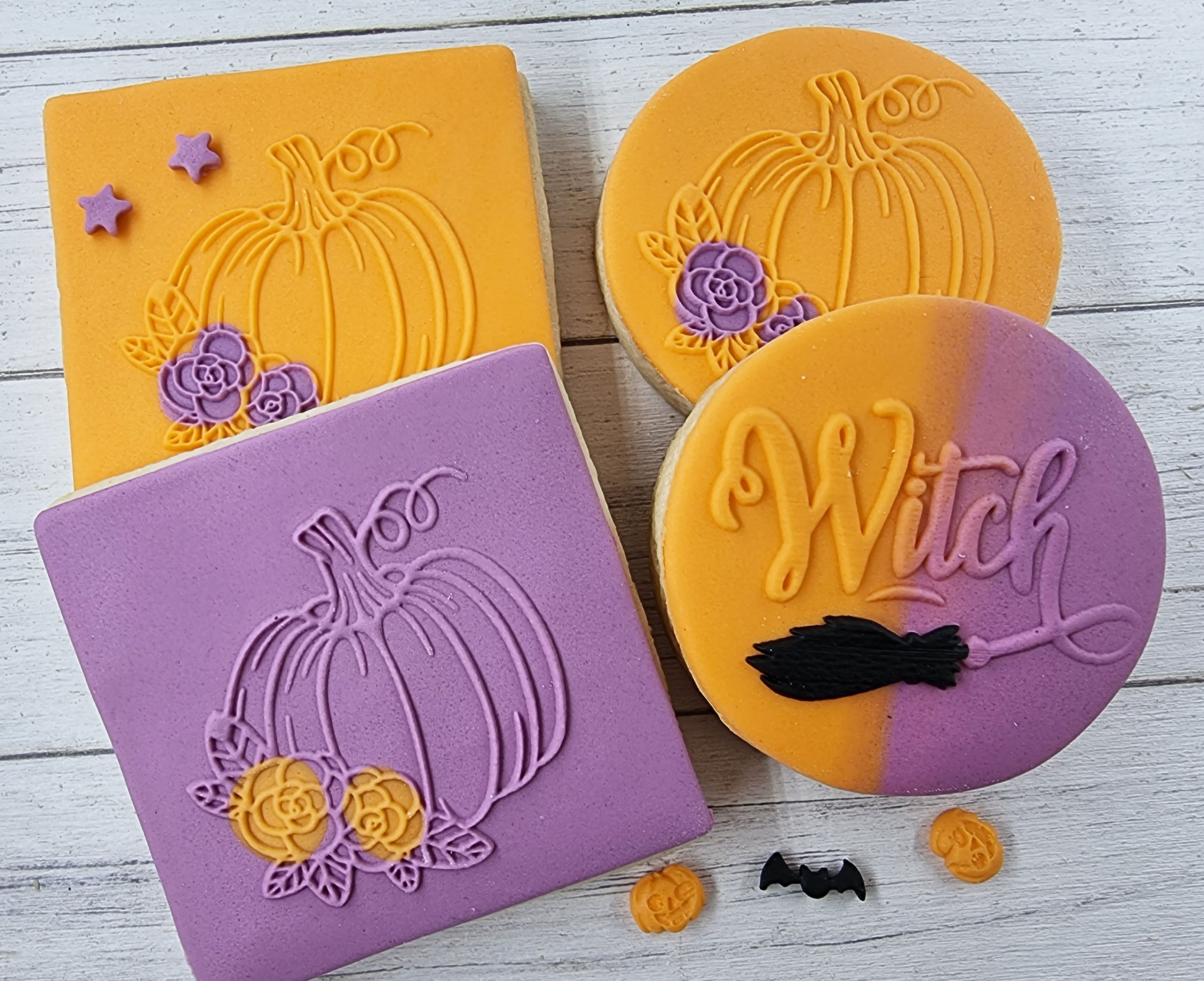 Cute Witch Embosser Stamp  Halloween Cake Cookie Biscuit Pottery Stam –  NeedCookieStamps