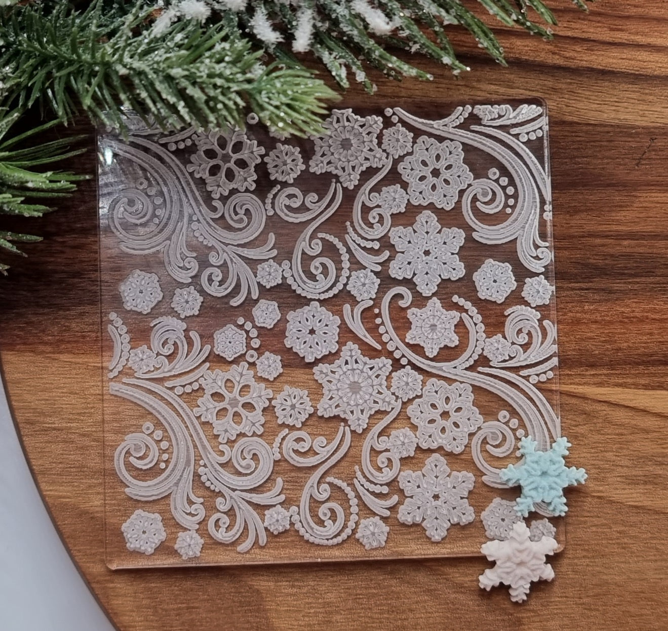 Christmas Cookie Fondant Embosser Stamp|Designer Fondant Embosser Stamp