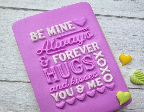 Valentines Fondant Embosser Debosser Stamp|Designer Fondant Embosser Stamp