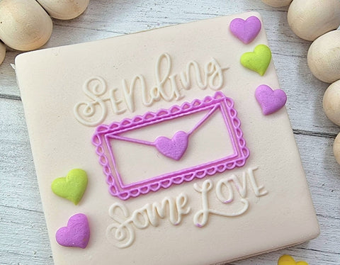 Valentines Fondant Embosser Stamp|Designer Fondant Embosser Stamp