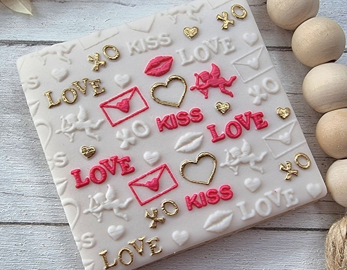 Welsh 'Cariad / Caru Ti' Love Embosser Stamp – For Fondant, Cupcakes & Cookies