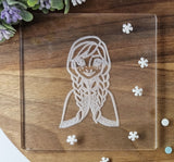 Frozen Birthday Fondant Embosser Stamp|Designer Fondant Embosser Stamp