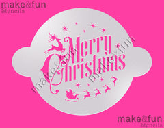 Christmas Cake Stencil, Cookie Stencil, Airbrush|Schmetterling Schablonen, Airbrush und Royal Icing